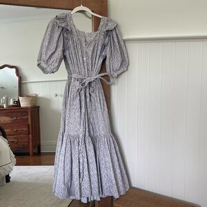 DÔEN floral tie-waist dress